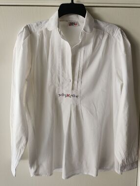 Halali Austrian Trachten Traditional Ladies Blouse EU Size 40, US Siz 10 EUC $26